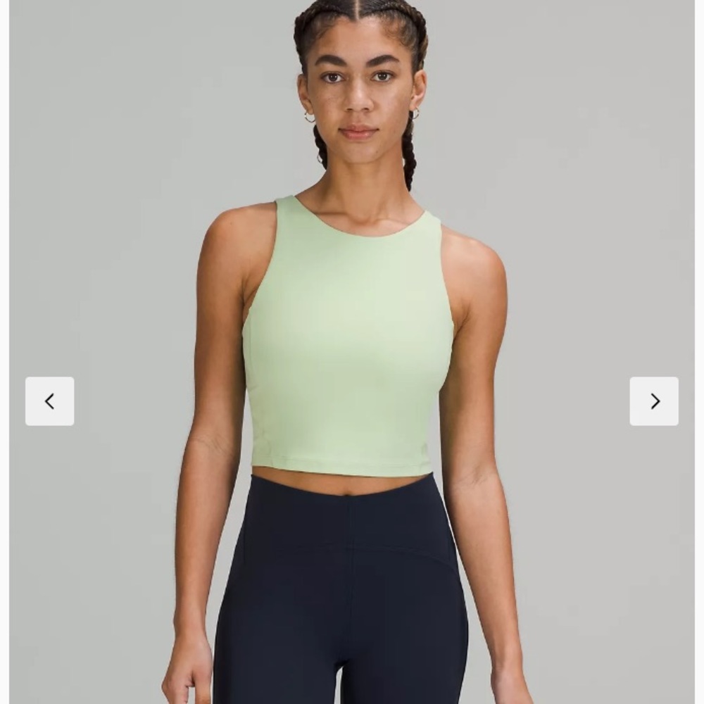 brand new Lululemon Align High Neck Tank Top in CREAMY MINT🍀💚🧘‍♀️